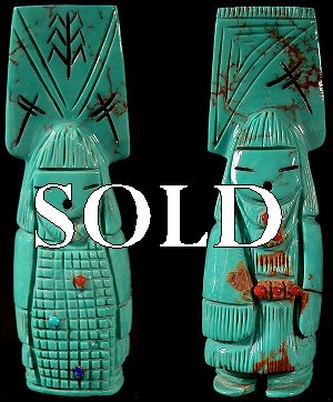 Zuni Spirits is proud to offer this authentic Zuni fetish carving direct from Zuni Pueblo, NM.  Click for more details!