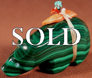 Zuni Spirits is proud to offer this authentic Zuni fetish carving direct from Zuni Pueblo, NM.  Click for more details!