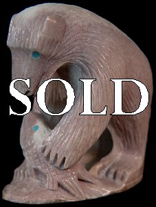 Zuni Spirits is proud to offer this authentic Zuni fetish carving direct from Zuni Pueblo, NM.  Click for more details!