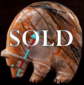 Zuni Spirits is proud to offer this authentic Zuni fetish carving direct from Zuni Pueblo, NM.  Click for more details!