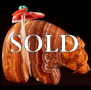 Zuni Spirits is proud to offer this authentic Zuni fetish carving direct from Zuni Pueblo, NM.  Click for more details!