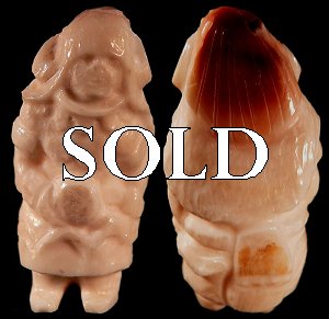 Maxx Laate  | Price $105. | Fossil Ivory | Buffalo Dancer  |  CLICK IMAGE for more views & information.