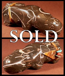 Lena Boone | Price $95. | Fossil marble| Mountain Lion |  CLICK IMAGE for more views & information.