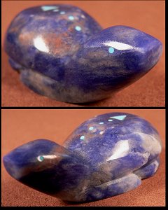 Abby Quam & Clayton Panteah  |  Price $48.   | Sodalite |  Turtle |  CLICK IMAGE for more views & information.
