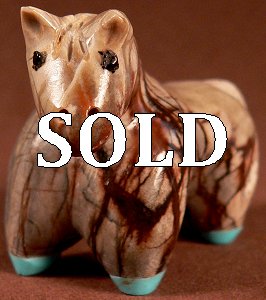  Hayes Leekya |  Price $65.   | Picasso marble |  Horse|  CLICK IMAGE for more views & information.