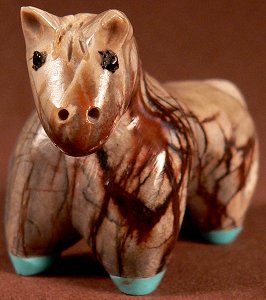  Hayes Leekya |  Price $65.   | Picasso marble |  Horse|  CLICK IMAGE for more views & information.