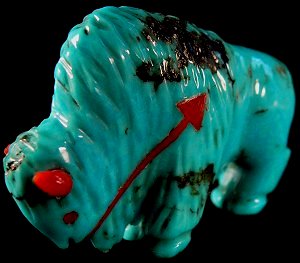 Andres Quandelacy | Turquoise | Buffalo | Price: $165. |  CLICK  IMAGE for more views & information.