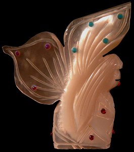 Michael Laweka  | Mother of Pearl | Butterfly Maiden | Price was $165.  - Now $105.|CLICK  IMAGE for more views & information.