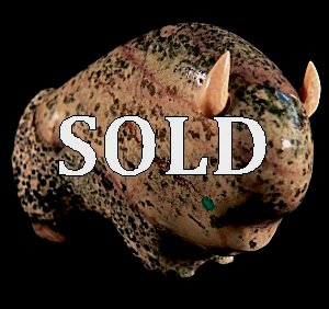 Lynn Quam | Augite | Buffalo | Price: $95. | CLICK IMAGE for more views & information.