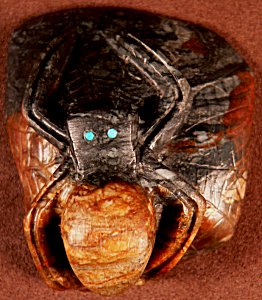 Michael Coble | Picasso marble | Spider on a rock | Price was $125.  - Now $75. |CLICK  IMAGE for more views & information.