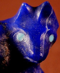 Maxx Laate | Afghan Lapis |  Fox | Price: $125. |CLICK  IMAGE for more views & information.