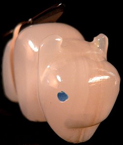 Georgette Quam | Onyx | White Buffalo | Price:  $54. |CLICK  IMAGE for more views & information.