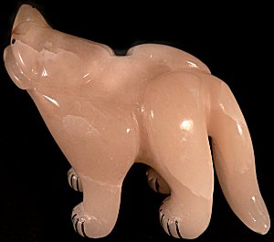 Rickson Kalestewa | Alabaster | Wolf | Price: $120. |CLICK  IMAGE for more views & information.