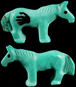 Carol Martinez | Turquoise | Horse | Price: $48. |CLICK  IMAGE for more views & information.