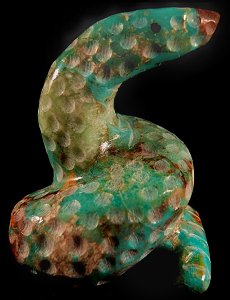 Russell Shack | Turquoise & Cuprite | Snake | Price was $135.  - Now $72. |CLICK  IMAGE for more views & information.