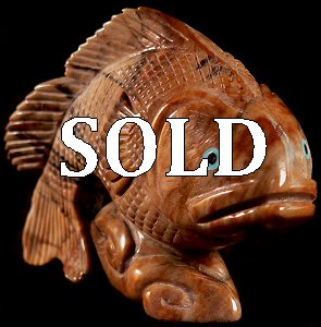 Hudson Sandy | Picasso marble | Fish | Price: $250. |CLICK  IMAGE for more views & information.