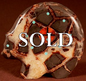 Lynn Quam | Medicine Bear | Septarian Nodule | Price: $175. |CLICK  IMAGE for more views & information.