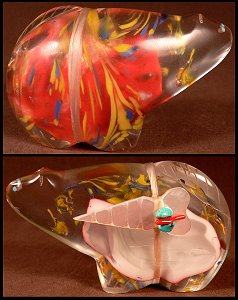 Leland Boone| Murano glass | Mountain Lion| Price: $125. |CLICK  IMAGE for more views & information.