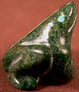 Yancy Robert Halusewa | Verdite |Frog | Price: $54. + $8.50 domestic shipping | CLICK IMAGE for more views & information.