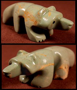 Ronnie Lunasee | Turquoise | Badger | Price: $75. + $8.50 domestic shipping | CLICK IMAGE for more views & information.