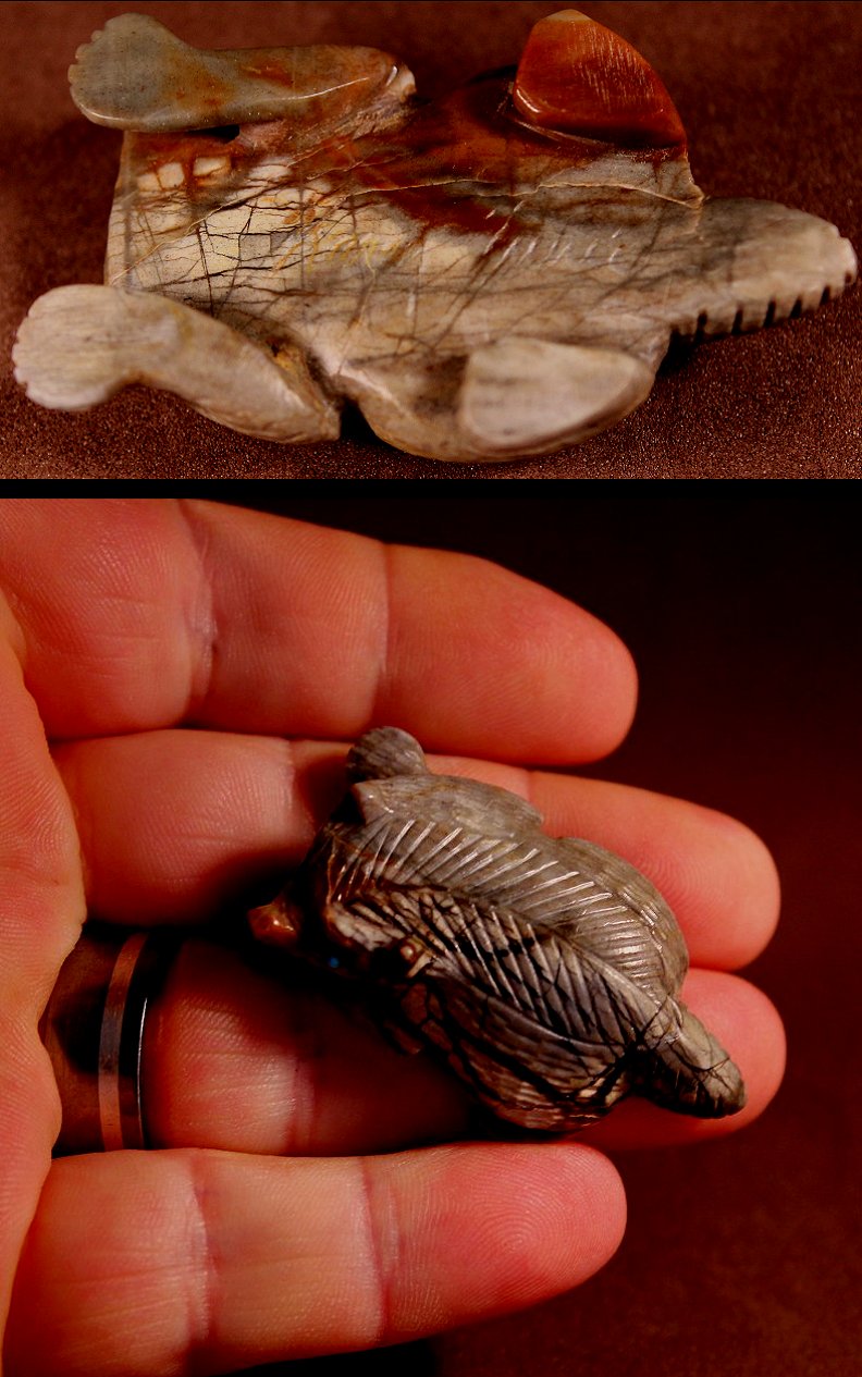 Zuni Spirits is proud to represent a variety of Zuni fetish carvers, including Karen Zunie!
