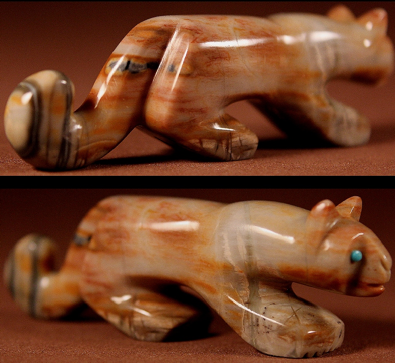 Zuni Spirits is proud to represent a variety of Zuni fetish carvers, including Vernon  Lunasee & Prudencia Quam Lunasee!