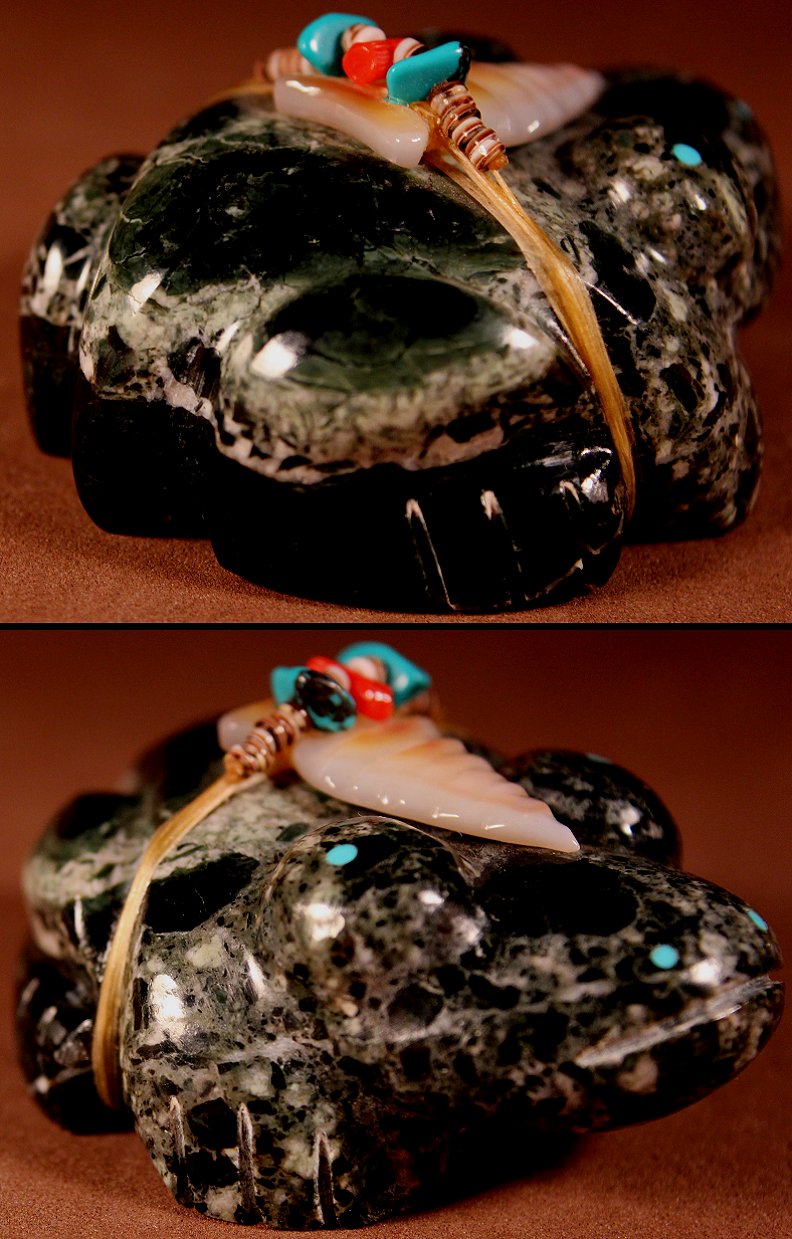 Zuni Spirits is proud to represent a variety of Zuni fetish carvers, including Pete (d.) & Dinah Gasper!