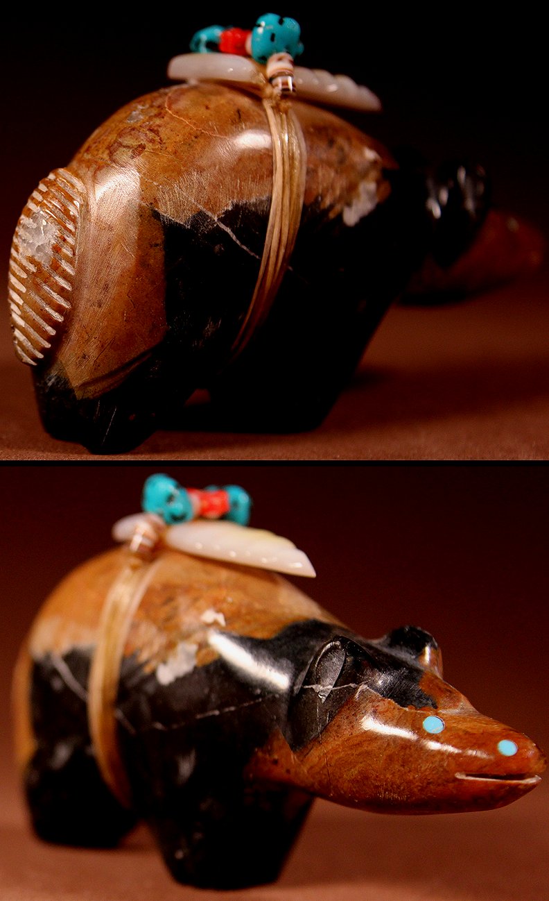 Zuni Spirits is proud to represent a variety of Zuni fetish carvers, including Pete (d.) & Dinah Gasper !