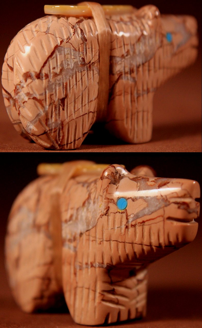 Zuni Spirits is proud to represent a variety of Zuni fetish carvers, including Tony Ahiyite !