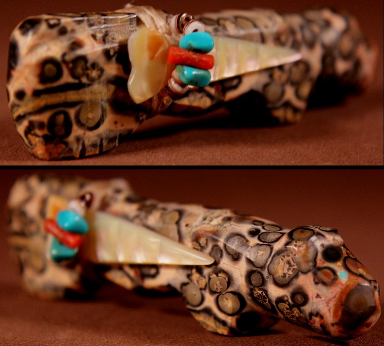 Zuni Spirits is proud to represent a variety of Zuni fetish carvers, including Lena Boone !