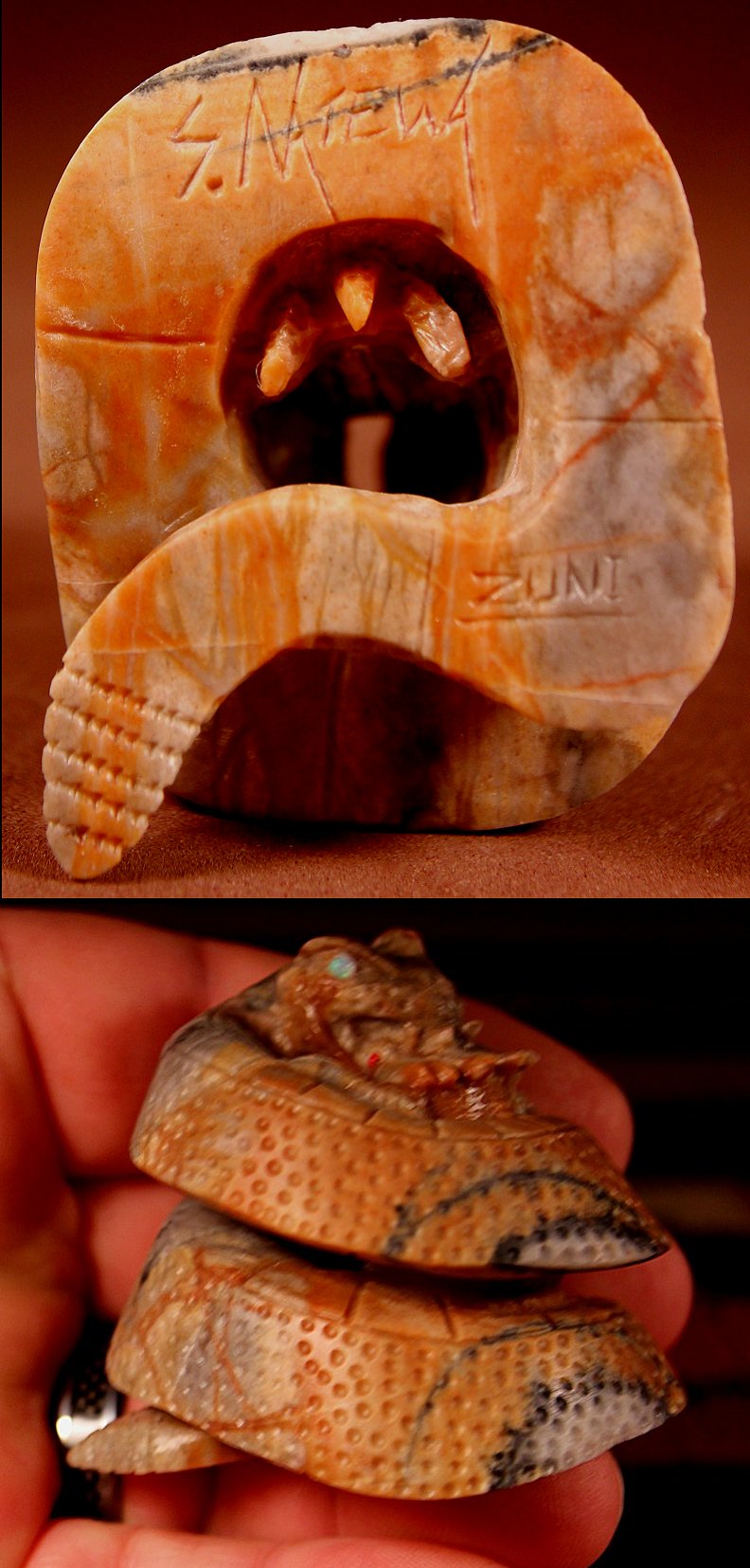 Zuni Spirits is proud to represent a variety of Zuni fetish carvers, including Staley Natewa (d.)!