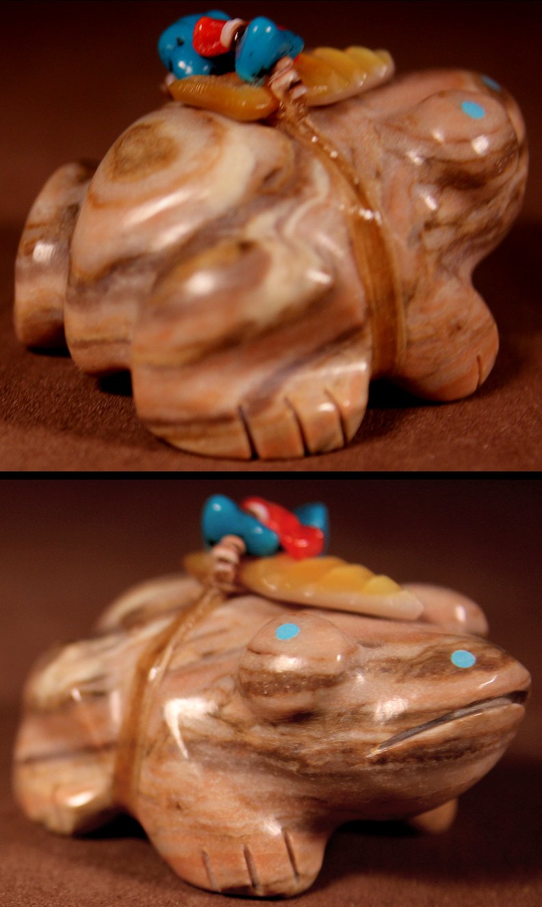 Zuni Spirits is proud to represent a variety of Zuni fetish carvers, including Pete (d.) & Dinah Gasper!