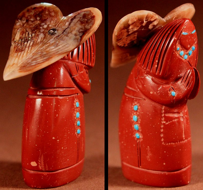 Zuni Spirits is proud to represent a variety of Zuni fetish carvers, including Vivella Cheama!