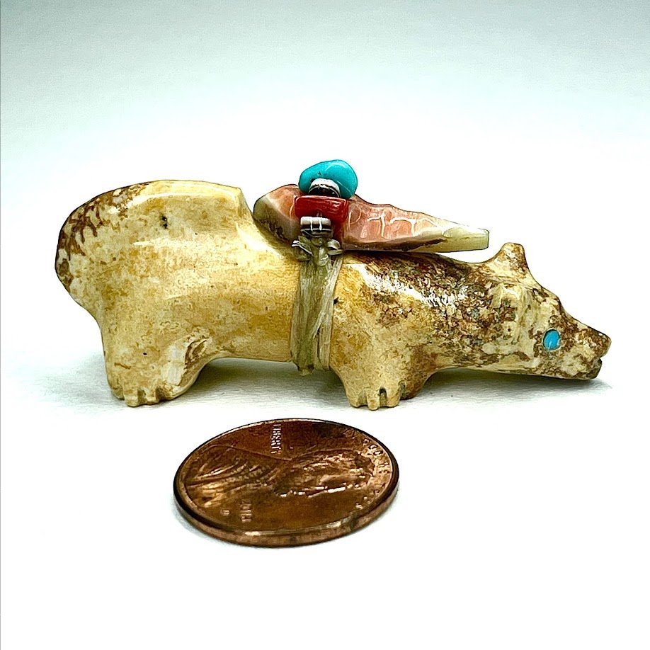 Zuni Spirits is proud to represent a variety of Zuni fetish carvers, including Lena Boone!