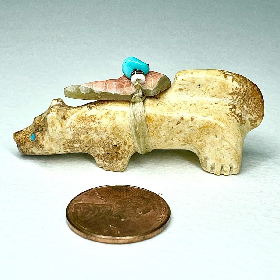 Zuni Spirits is proud to represent a variety of Zuni fetish carvers, including Lena Boone!