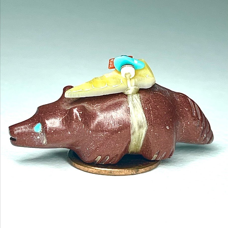 Zuni Spirits is proud to represent a variety of Zuni fetish carvers, including Lena Boone!