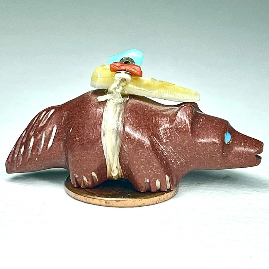 Zuni Spirits is proud to represent a variety of Zuni fetish carvers, including Lena Boone!