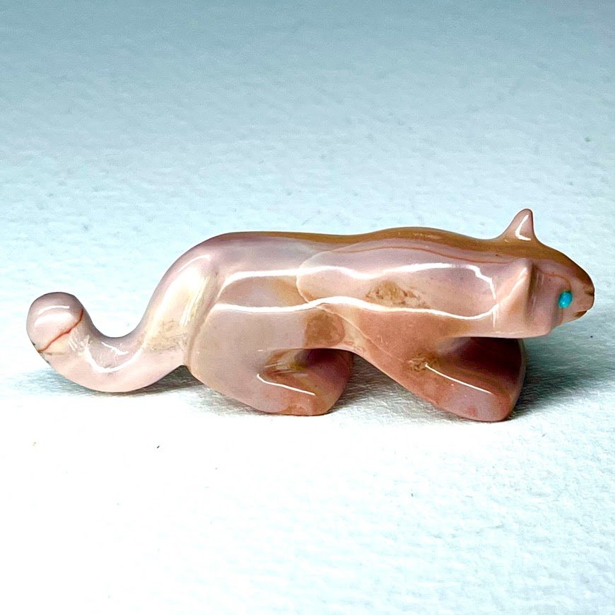 Zuni Spirits is proud to represent a variety of Zuni fetish carvers, including Vernon Lunasee & Prudencia Quam!