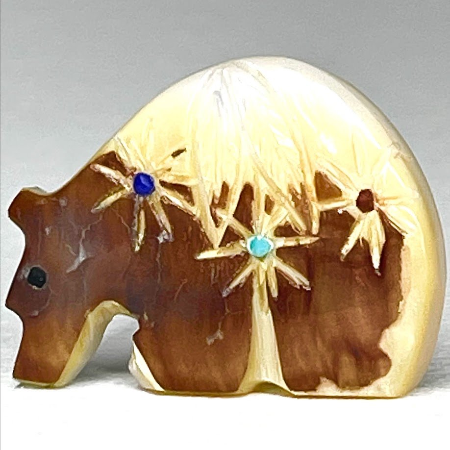 Zuni Spirits is proud to represent a variety of Zuni fetish carvers, including Rhoda Quam, (d.)!