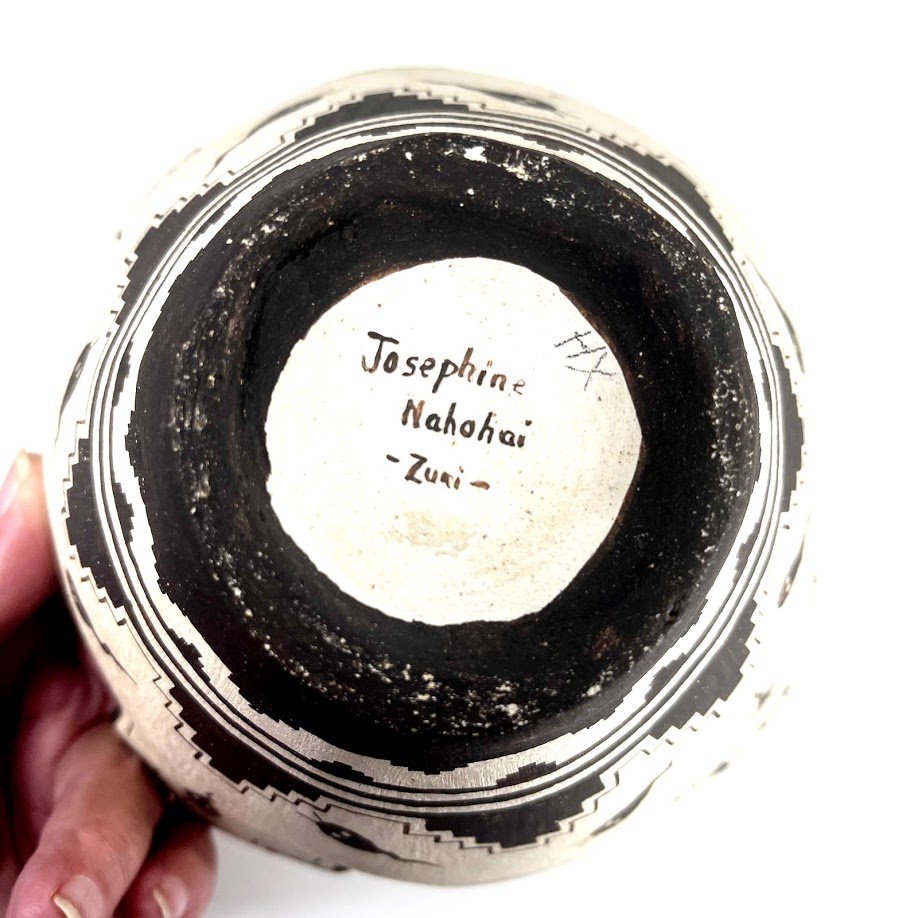 Zuni Spirits is proud to represent a variety of Zuni fetish carvers, including Josephine Nahohai, (1912 - 2007), Potter, Zuni!