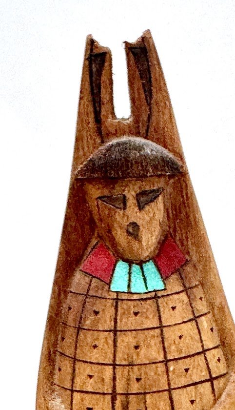 Zuni Spirits is proud to represent a variety of Zuni fetish carvers, including Chris Laate Corn Maiden)